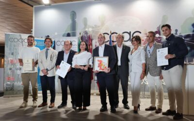 Entrega de galardones a nuestros compañeros Antonio Ortega y Pedro Nieto.
