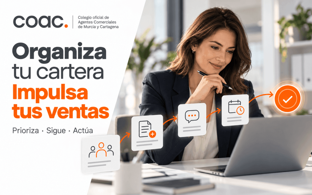 Cartera organizada, ventas en marcha